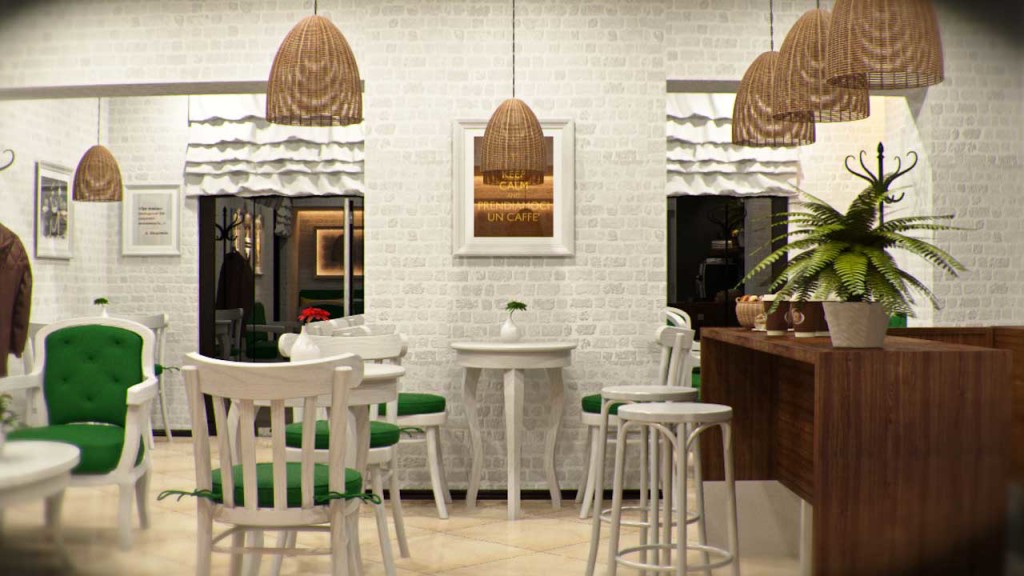 Ecorn cafe interior design