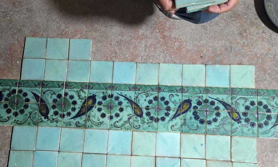 Rishtan turquoise handmade tiles